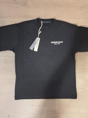 Black Essentials Fear Of God T-Shirt Size M